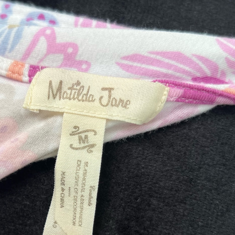 Matilda Jane White Tunic with Pink, Yellow & Lavender Paisley - Picture 6 of 6